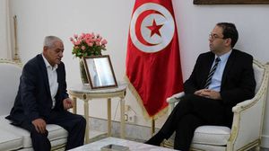 رئيس الحكومة الشاهد يستقبل أمين عام نقابة الاتحد التونسي للشغل العباسي ـ أرشيفية 
