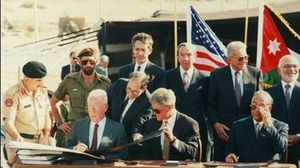 الأردن وقع اتفاقية سلام مع إسرائيل 26 تشرين الأول/ أكتوبر 1994- أرشيفية