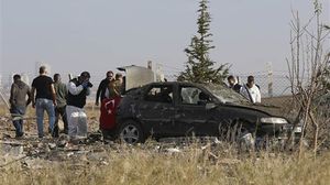 صورة لسيارة الانتحاريين نشرتها صحيفة حرييت التركية