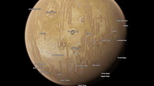 صورة لكوكب المريخ عبر تطبيق "غوغل ماب"