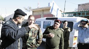 ضباط من السلطة مع ضباط إسرائيليين ضمن أعمال التنسيق الأمني في الضفة- أرشيفية