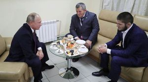 التقى حبيب الرئيس الروسي على هامش المنتدى الرياضي الدولي "روسيا قوة رياضية عظمى"- غيتي