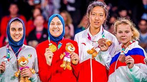 أهدت أيضا لاعبة التايكواندو المغربية صفية صالح بلادها أول ميدالية فضية-