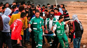 أصيب فلسطيني بجراح متوسطة في القدم- جيتي