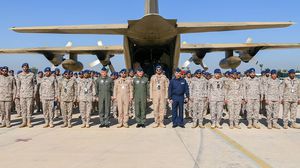 وصلت القوات السعودية إلى مصر للمشاركة في التمرين - (وزارة الدفاع السعودية)