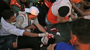 الشاب أصيب برصاص الاحتلال خلال مشاركته الجمعة بمسيرات العودة- جيتي