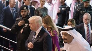 ترامب والملك سلمان في الرياض - جيتي