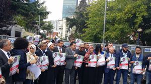 المشاركون في الوقفة طالبوا السلطات التركية بسرعة التحرك لكشف ما حصل لخاشقجي- عربي21