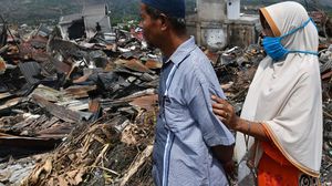 كان زلزال تبعه تسونامي ضرب اندونيسيا نهاية أيلول/ سبتمبر الماضي- جيتي