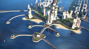 تعد نيوم التي يجري بناؤها على ساحل البحر الأحمر في غرب المملكة جزءا من خطة “رؤية 2030” - جيتي