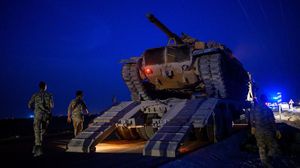 قوات تركية تستعد لدخول شمال سوريا ضمن عملية "نبع السلام"- جيتي