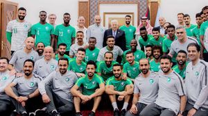 يلعب المنتخب السعودي مع نظيره الفلسطيني بعد غد الثلاثاء- حساب المنتخب السعودي