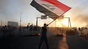 منذ 25 تشرين الأول/أكتوبر الماضي، يشهد العراق موجات احتجاجية مناهضة للحكومة- جيتي