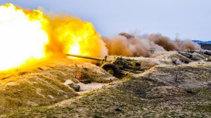 نشرت وزارة الدفاع الأذرية مشاهد لقصف قواتها رتلا للقوات الأرمينية- وزارة الدفاع الأذرية