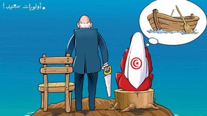 أزمة تونس كاريكاتير