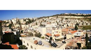 مشهد عام لحي وادي الجوز.. فلسطين