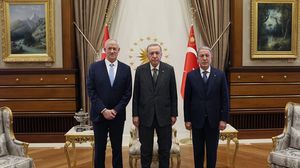 أردوغان التقى وزير جيش الاحتلال- الأناضول