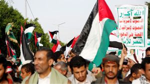 خرجت مسيرات داعمة للفلسطينيين في مدن اليمن - جيتي