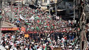 مسيرة حاشدة في عمان دعما لغزة- قناة المملكة