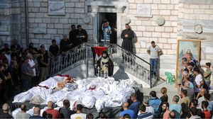 16 مسيحيا فلسطينيا استشهدوا في استهداف إسرائيلي مباشر لكنيسة الروم الأرثوذكس- الأناضول
