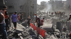 تعهدت إدارة بايدن بتقديم العتاد والسلاح لإسرائيل، فيما حركت وزارة الدفاع حاملة الطائرات "يو إس إس جيرالد آر فورد" لتدمير غزة - جيتي 