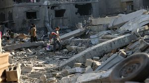 الاحتلال دمر مربعات سكنية خلال قصفه على المخيم- جيتي