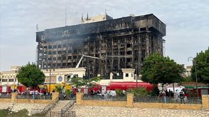 حريق اندلع في مبنى مديرية الأمن في الإسماعيلية- الأناضول