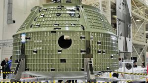 المركبة الفضائية أورايون قيد التصنيع في فلوريدا في 2012 - ا ف ب