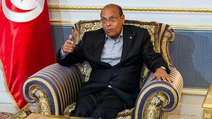 الرئيس التونسي محمد المرزوقي في حوار بقصر قرطاج - الأناضول