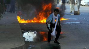 مشهد من مظاهر الاضطرابات في ليبيا