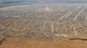 مخيم الزعتري للاجئين السوريين في الأردن(أرشيفية)  - أ ف ب