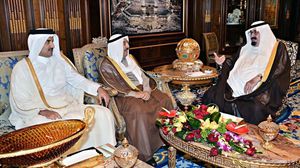 الملك عبد الله هو القوة الدافعة وراء السعي لضم صفوف الخليج - أ ف ب 