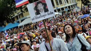 من مظاهرات تايلاند الشهر الماضي