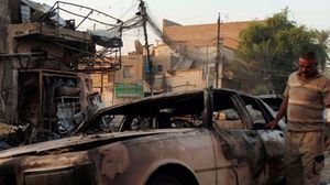 أحد تفجيرات بغداد - ا ف ب