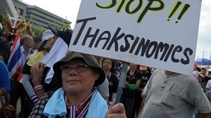 محتجون تايلنديون في بانكوك - (أرشيفية) - أ ف ب 