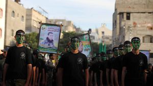 حفل تخريج الجيش الشعبي في غزة - (عربي21)