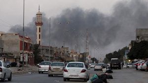 مدينة بنغازي تشهد معارك دامية بين جماعات مسلحة - أ ف ب