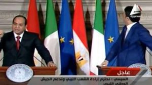 الرئيس المصري السيسي ورئيس الوزراء الإيطالي رينزي - أرشيفية