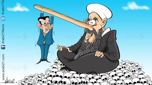 روحاني ايران الاسد سوريا - كاركاتير علاء اللقطة