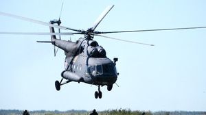 المروحية المتحطمة من طراز "مي-8" - أرشيفية