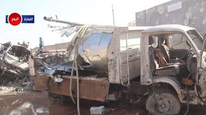 القصف أدى لمقتل شخصين خلال تواجدهما في مخازن القمح لتسلم مساعدات غذائية - يوتيوب