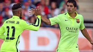 بغياب ميسي.. نيمار وسواريز يقودان برشلونة نحو التأهل لدور الـ16 بأبطال أوروبا - أرشيفية