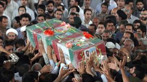 جنازة سابقة لأحد القياديين في الحرس الثوري الإيراني - أرشيفية
