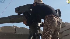 استهدف الصاروخ مجموعة من عناصر النظام في ضاحية الأسد- يوتيوب