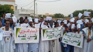 شدد المتظاهرون على أن علماء الدين بموريتانيا أكدوا أن الحكم الشرعي على ولد امخيطير هو الإعدام- أرشيفية