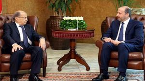 منصور عزام التقى بالرئيس اللبناني ميشال عون بحضور السفير السوري بلبنان- سانا