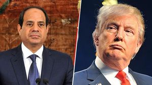  السيسي أعرب لدونالد ترامب عن تطلعه إلى تعزيز علاقات التعاون بين مصر والولايات المتحدة- أرشيفية