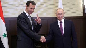 بوتين استقبل قبل أيام رئيس النظام السوري بشار الأسد سوتشي- جيتي 