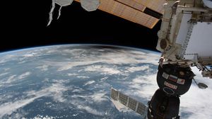 مشهد للأرض من محطة الفضاء الدولية- جيتي