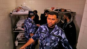 غالبية الشهداء ينتمون لكتائب القسام الجناج العسكري لحكرة حماس- جيتي 